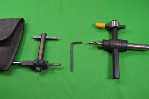 2 Vintage General Circular Hole Cutting Bit Cutter,No. 4 & 55 W/ Small Case - Picture 5 of 6