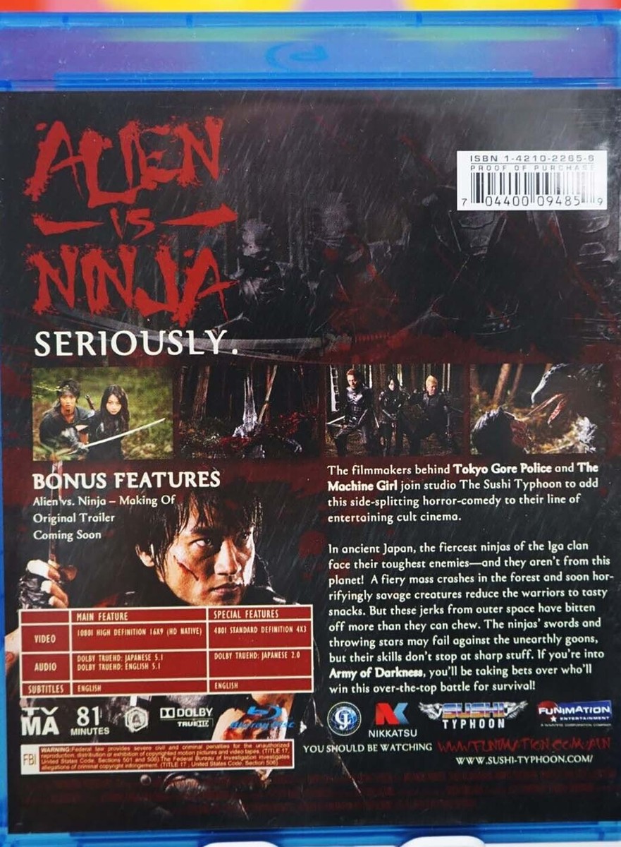 Alien Vs Ninja (Blu-ray) for sale online | eBay