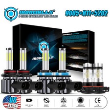 For Jeep Grand Cherokee 2011-2013 6-sides Led Headlights Hi Lo Beam Fog Lights For Jeep Grand Cherokee 2011-2013 6-sides Led Headlights Hi Lo Beam Fog Lights