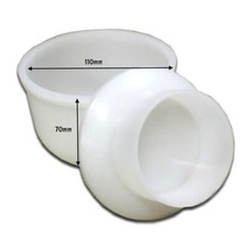 Cheese Making Mould No 4 - Baby Gouda With Built-In Base and Follower 110 x 70mm