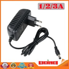 12V 2/3A AC/DC 24W Trafo Netzadapter Steckernetzteil Ladegerät LED Streifen NEU-