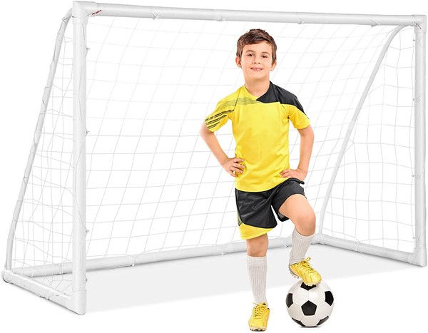 FußBalltor Torwandtrainer Mit Pe-Netz Stabil Torwand Kinder FußBalltraining-image