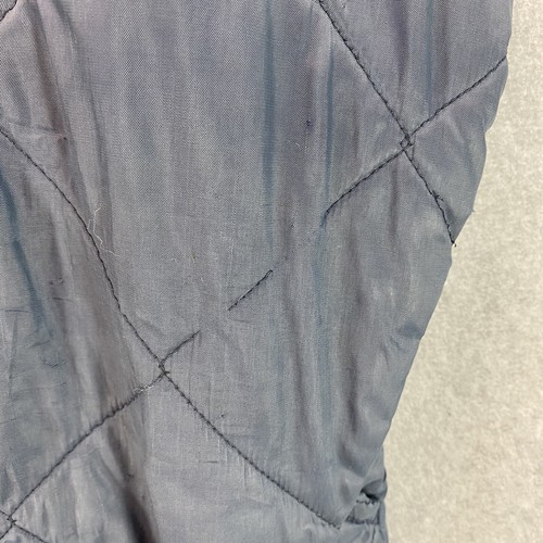 Vintage Walls Jacket Mens Medium Blue Puffer Quilted Diamond Blizzard Full Zip - Picture 8 of 18