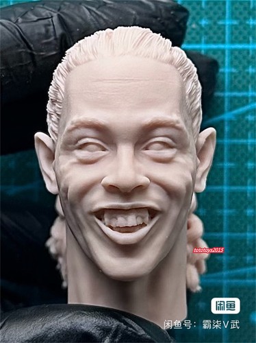 1/6 Male Football player smile Head Sculpt Model For 12" Action Figure Body Toy - Picture 4 of 6