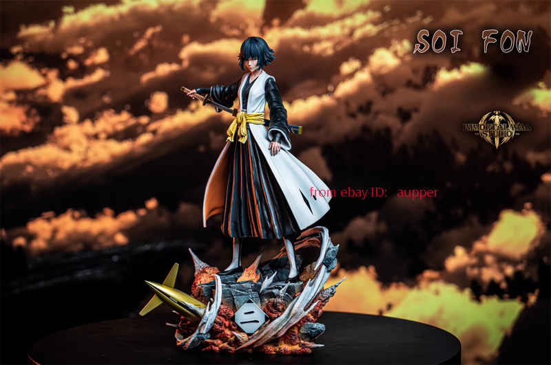 BLEACH IW ソイフォン海外フィギュア I.W Studio Bleach Thousand-Year Blood War Soi Fon 1/6 32cm