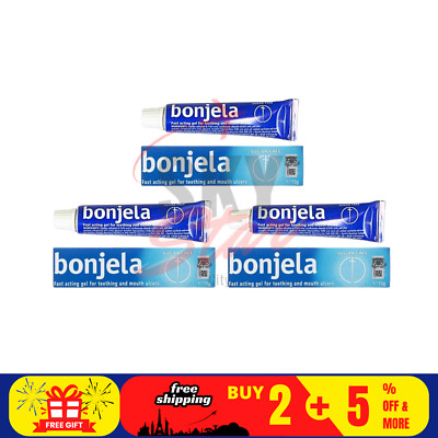 3 X Bonjela Gel 15g Tubes Mouth Ulcer Teething fast acting soothing relief
