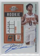 2020-21 Panini Contenders Optic Rookie Ticket Ty-Shon Alexander #138 Auto 0m1w
