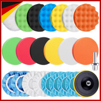 Polierschwamm Set 23 StüCk 150Mm Polierpad Wolle Auto Polierset Wachs ZubehöR
