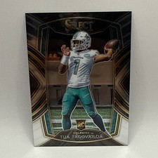 2020 Select TUA TAGOVAILOA Club Level Rookie Card RC #245 Dolphins NFL. rookie card picture