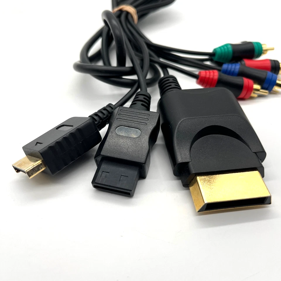 Cable Componente Multiuso Mad Catz Nintendo Wii Wii U Xbox 360 PS2 PlayStation 2 Foto 2 de 3