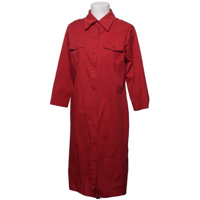 Zara Basic, Blusenkleid, Größe: XL, Rot, Baumwolle/Elasthan, Einfarbig #bY1