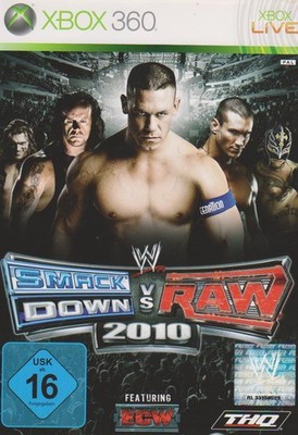 XBOX 360 SMACKDOWN vs RAW 2010 Top Zustand
