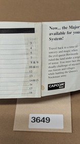 Chip 'N Dale Rescue Rangers - Nintendo NES- Manual Only **NO GAME