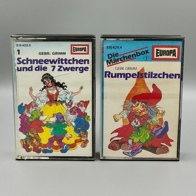 Europa Die Märchenbox Hörspiel MC Kassetten Schneewittchen & Rumpelstilzchen