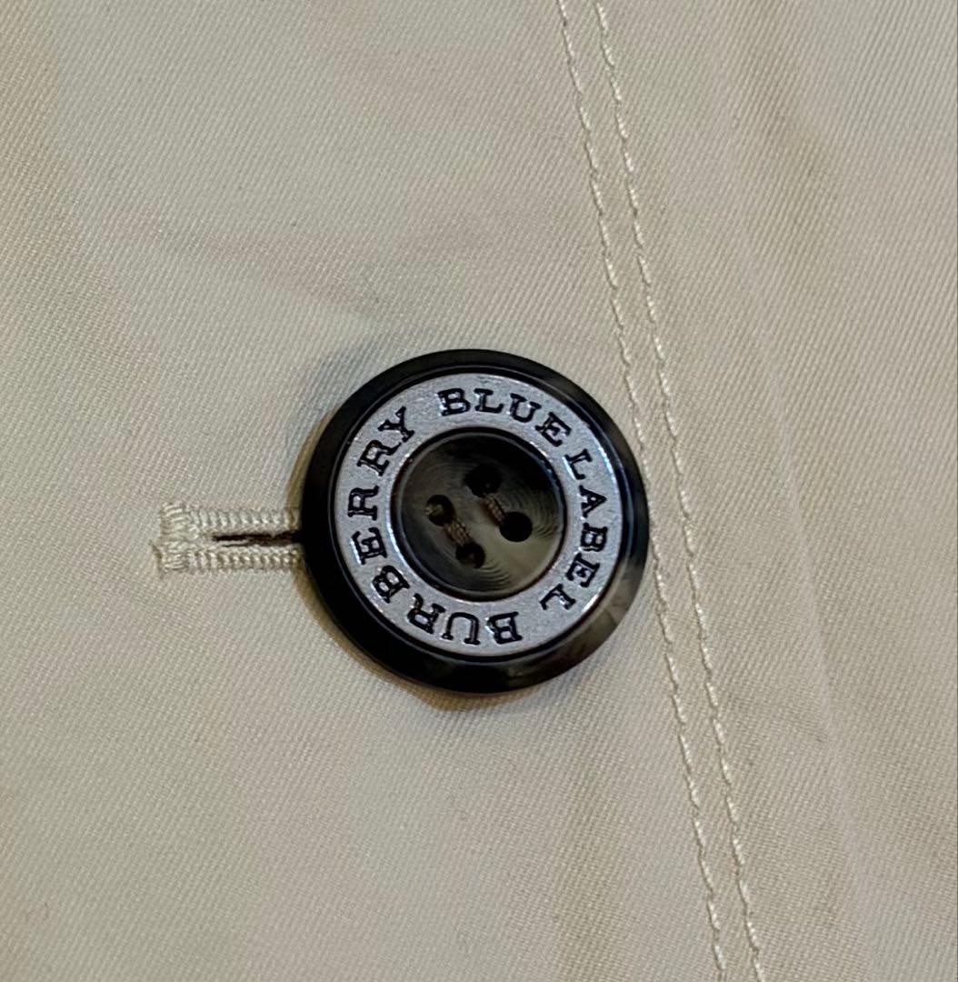 BURBERRY BLUE LABEL Trench Coat Women 36 Light Beige Nova Check Liner Excellent thumbnail 12