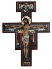 Gerffert Marco Sevelli Collection - San Damiano Wooden Crucifix with Hanger, 31-