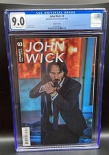 John Wick #3 CGC Graded 9.0 1st Print Cover C Keanu Reeves Dynamite (2018)