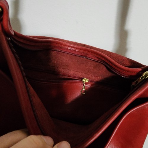 ​Vintage COACH Red Leather City Bag 9097 Crossbody USA Made 1995 VGC by Coach, $250 - Photo 8