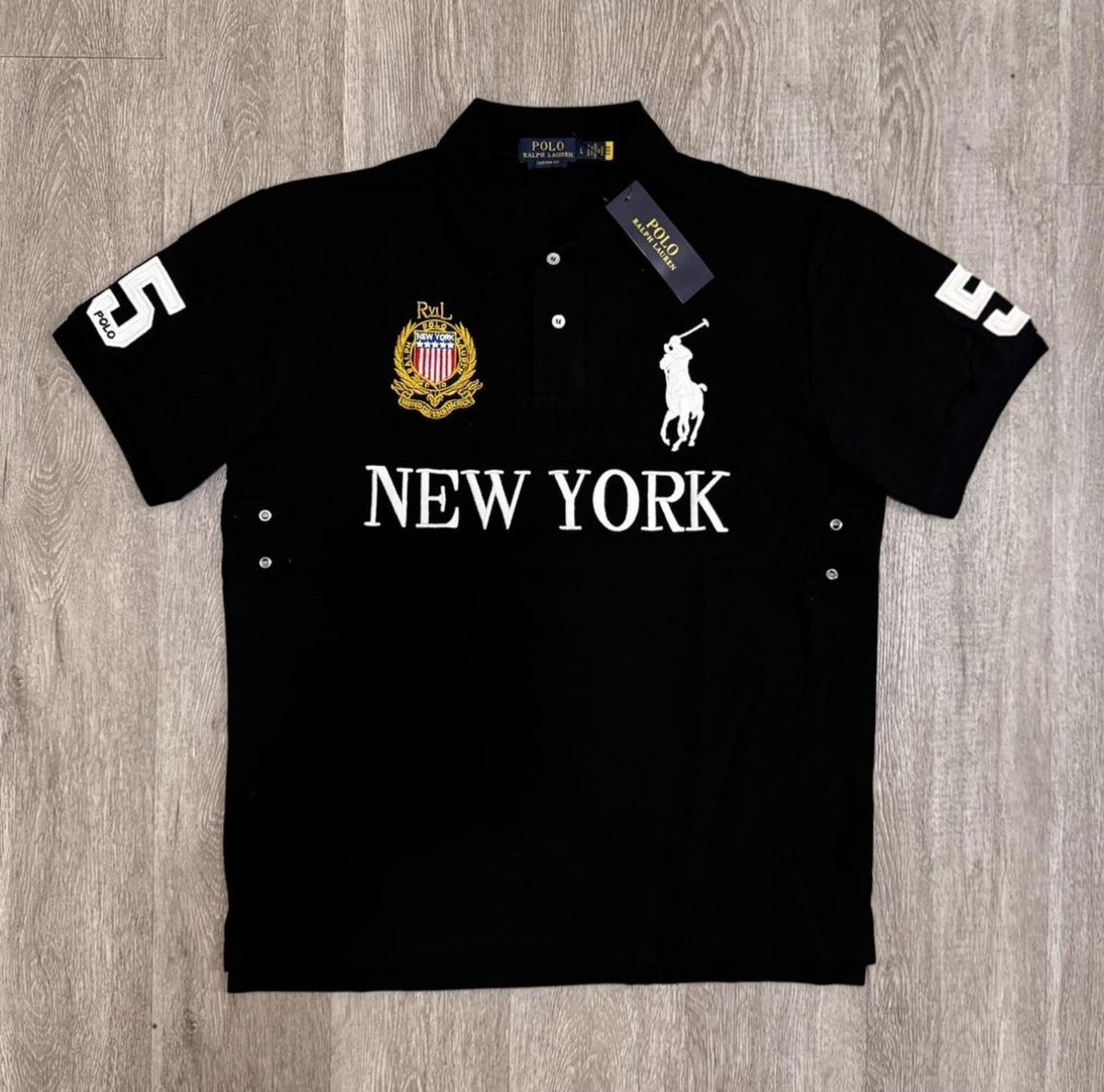 Polo Ralph Lauren Chief Keef New York Polo Men #5 Size Large | eBay