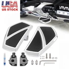 2X Wide Driver Floorboard Foot Pegs Chrome For Kawasaki Vulcan S EN650 2015-2025