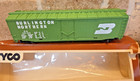 Vintage HO Scale TYCO Train Cars Lot 4 – Stock Car Durgango - Hopper -Pulpwood — photo 3
