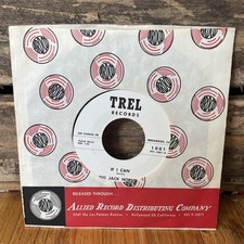 BIG JACK HORNER: (Jack Lewis) if i can / julia TREL Promo 7" 45 MINT Rockabilly