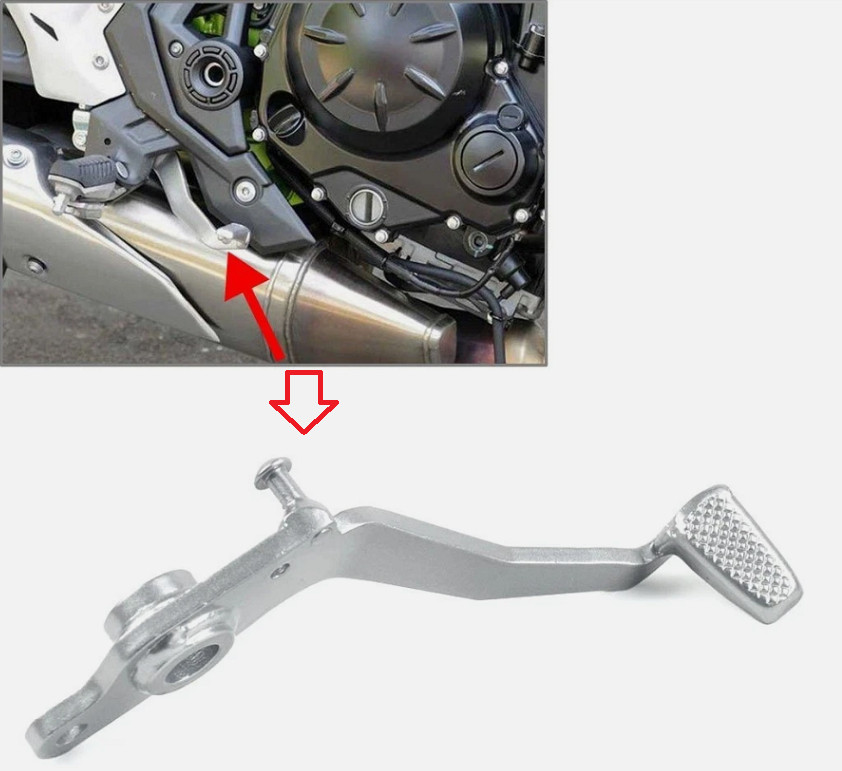 Pédale de frein moto pour Kawasaki Z650 Z650RS Ninja 650 2017-2026