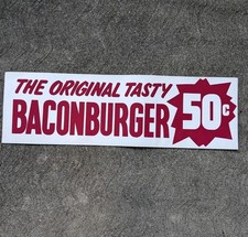 NOS  1940s 50c  Original Baconburger Hamburg...