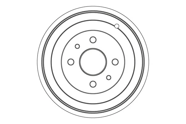 Tambour De Frein D'Axe Arrière Pour ALFA ROMEO CHRYSLER FIAT LANCIA 145 146 500E - Photo 1/1