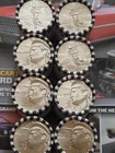 8.Rolls Liberty Endururing Half Dollars. Denver Mint Free Shipping..Nice