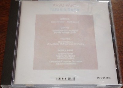 CD - Arvo Pärt - Tabula Rasa - Klassik / Neoklassik