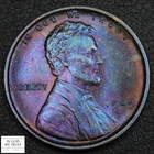 1909 Lincoln Wheat Copper Cent 1C (MS BU) (GORGEOUS TONING!!!)