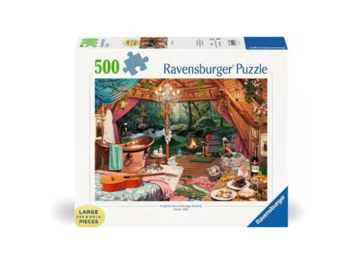 Ravensburger BIG 500pcs - Cosy Glamping Jigsaw Puzzle