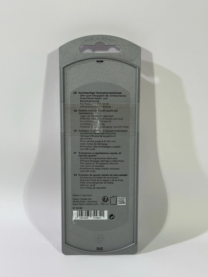 Faber-Castell Twister 2022 Zirkel in Schwarz mit Schnell-Set-Mechanismus HL1 - Bild 2 von 2