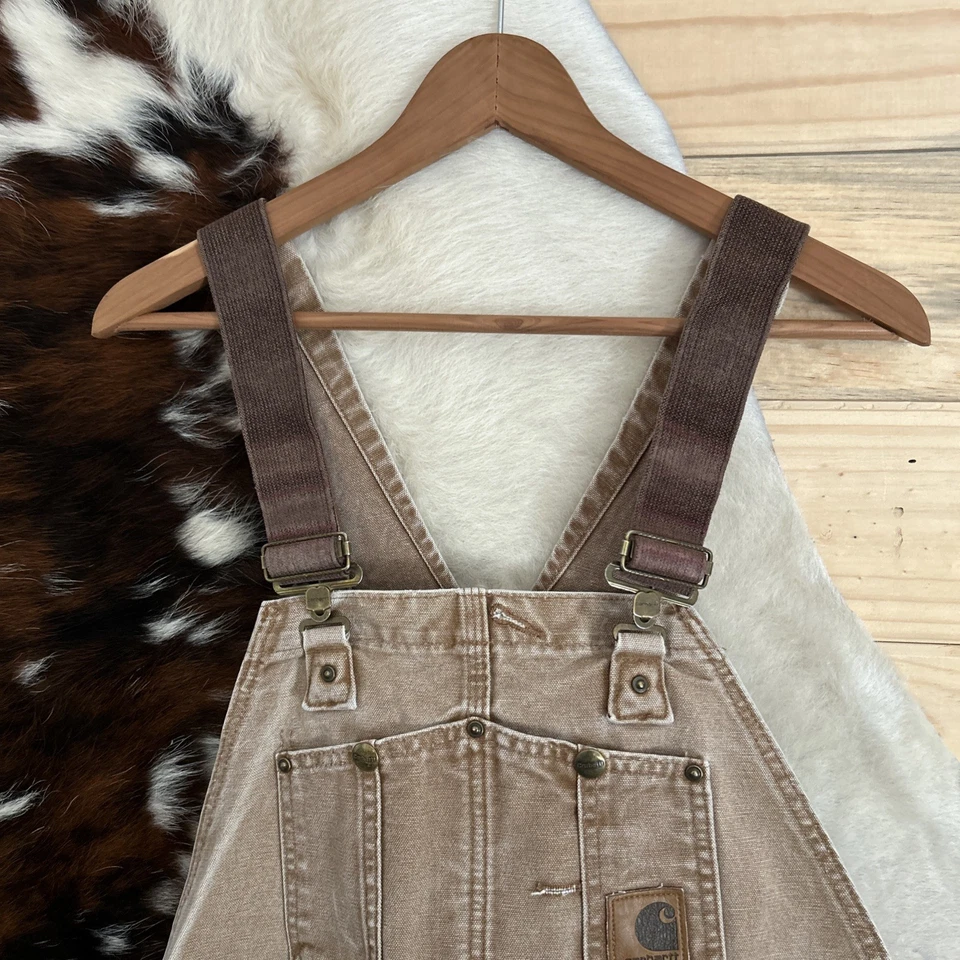 Baberos Carhartt R06 BRN parche de rodilla marrón envejecido para hombre 38x30 Foto 2 de 4