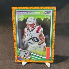 2025 Panini Score Football - Rhamondre Stevenson Pumpkin Parallel #211 Patriots