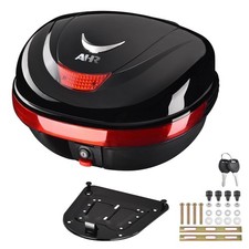 Ahr 35l Universal Motorcycle Tour Tail Box Scooter Trunk Storage Lock Top Case Ahr 35l Universal Motorcycle Tour Tail Box Scooter Trunk Storage Lock Top Case