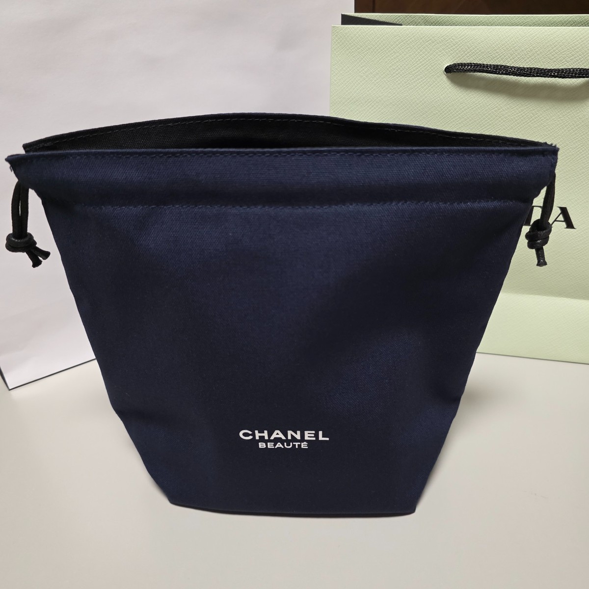 CHANEL BEAUTY Cosmetic Pouch VIP Gift Authentic GWP Makeup Bag | eBay