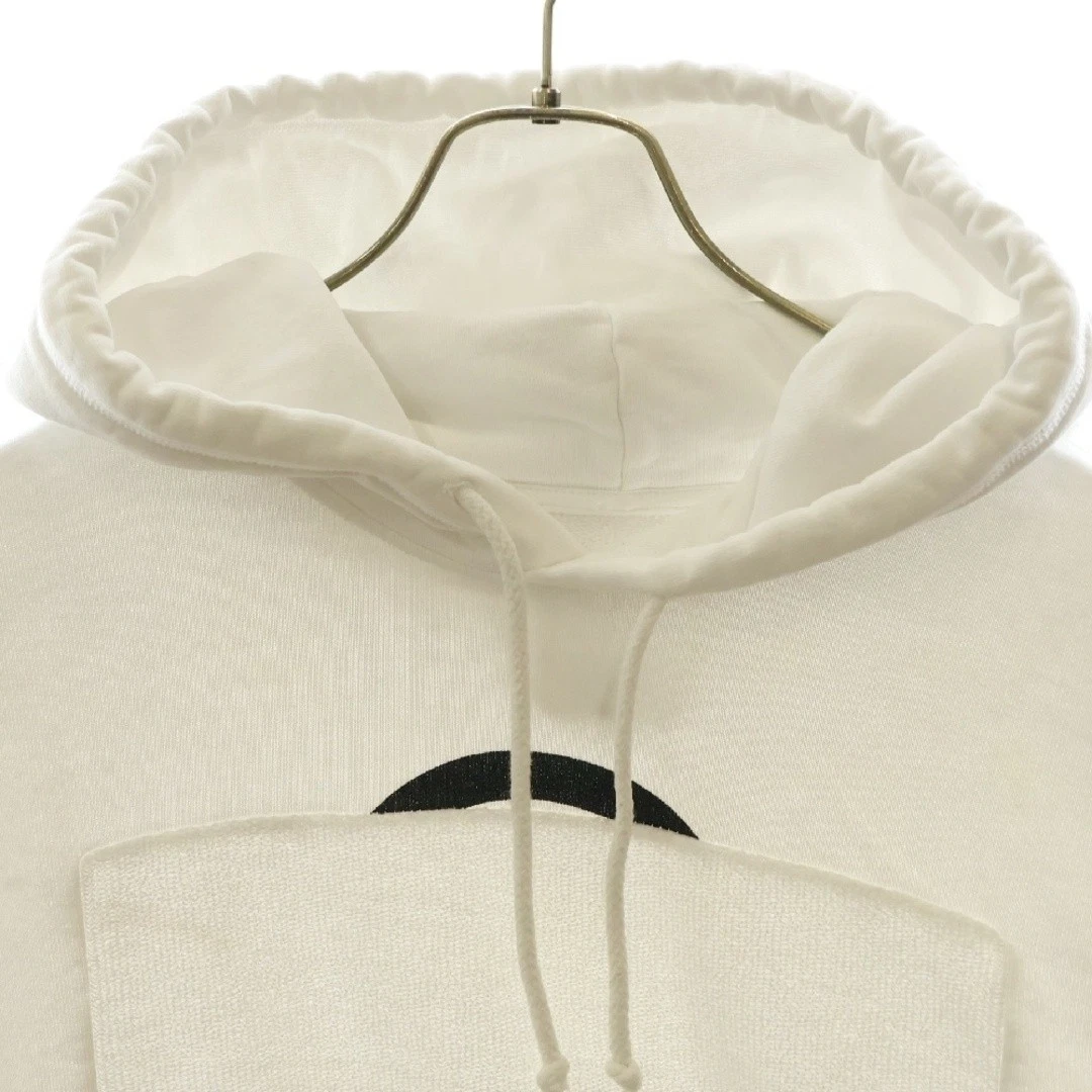 Felpa con cappuccio pullover Mm6 Maison Margiela Mmix 23ss bianca usata e00b5b