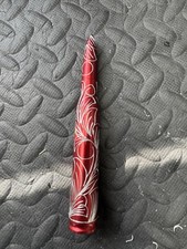 Custom Hand Engraved Red Truck Bullet Antenna