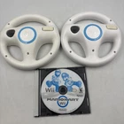 Mario Kart Wii (Nintendo Wii)  2 Steering Wheels Tested & Working