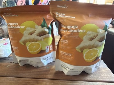 Nuubu Ginger Foot Pads Better Sleep Foot Care Premium Japanese Organic 60 Pads