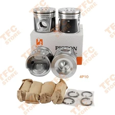 4P10 Piston Kit With Pin STD For Mitsubishi 4P10 Engine MK667225 QC000306 95.8mm