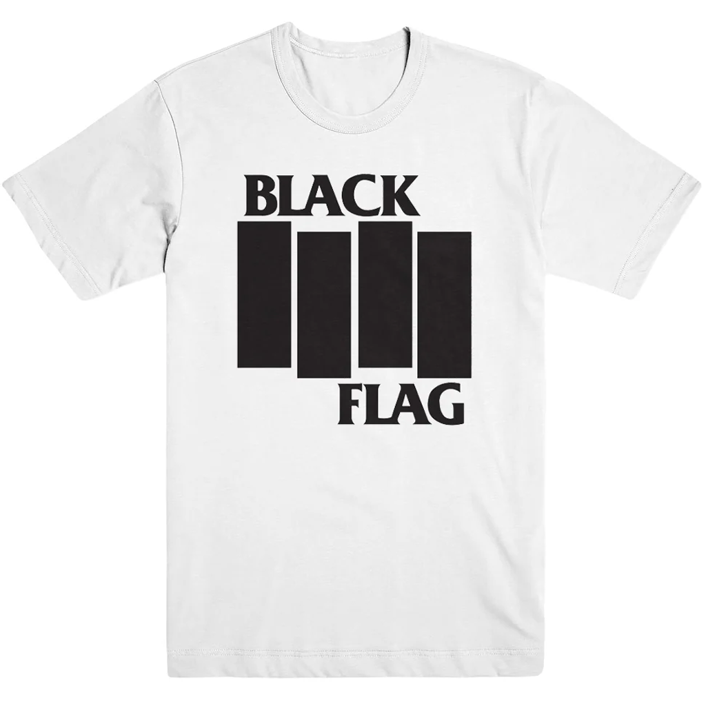Black Flag band white T-shirt Unisex Tee All sizes S-5XL