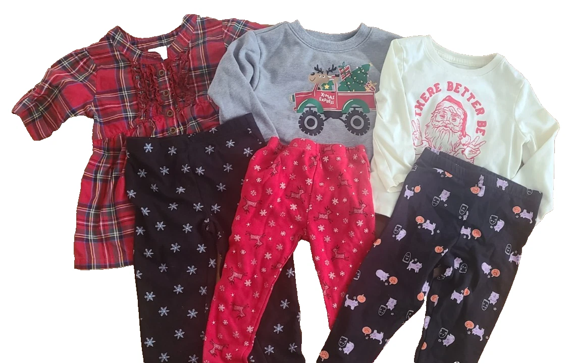 Baby girls holiday theme clothing lot size 18months