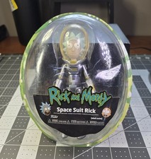 Rick & Morty Metallic SPACE SUIT RICK Funko Action Figure (No Cardboard Back)