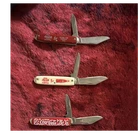 Coca-Cola Vintage 1945 Pocketknife Lot of 3 Folding Knives Red White