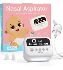 HEYVALUE Nasal Aspirator for Baby Hospital Grade Nose Sucker with 9 Levels