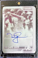 Mark McGwire 2026 Topps Chrome Legends Auto CLA-MM Magenta Printing Plate 1/1