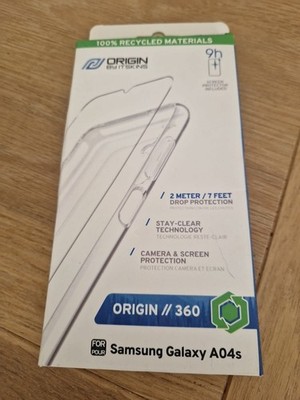 Origin Clear Case + Displayschutz Bundle für Samsung Galaxy A04s von ITSKINS